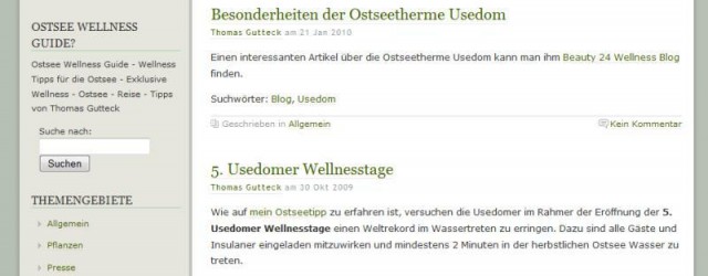 Ostsee Wellness Guide Ostsee Wellness Guide