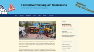 Fahrradvermietung am Ostseekino  Ihr Fahrradverleih im Ostseebad Kühlungsborn160809